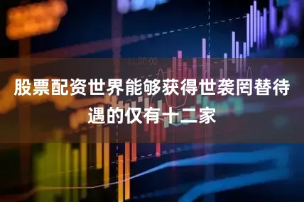 股票配资世界能够获得世袭罔替待遇的仅有十二家